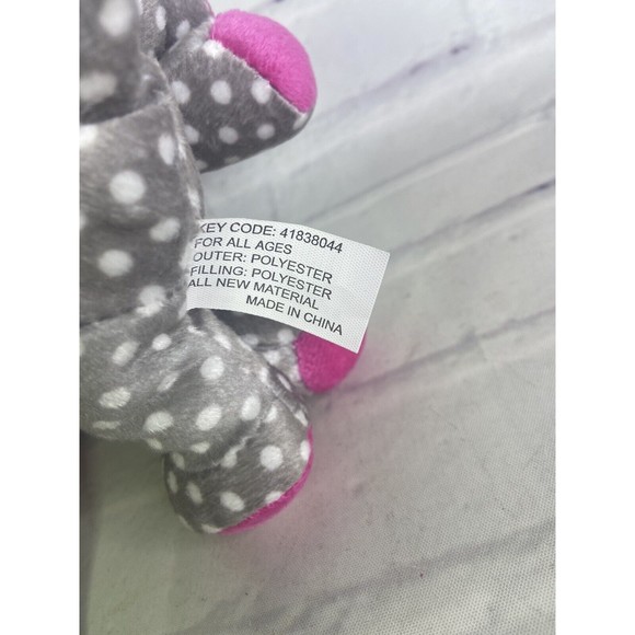 Kmart Toys Kmart Big Eyed Eyes Gray White Polka Dot Elephant